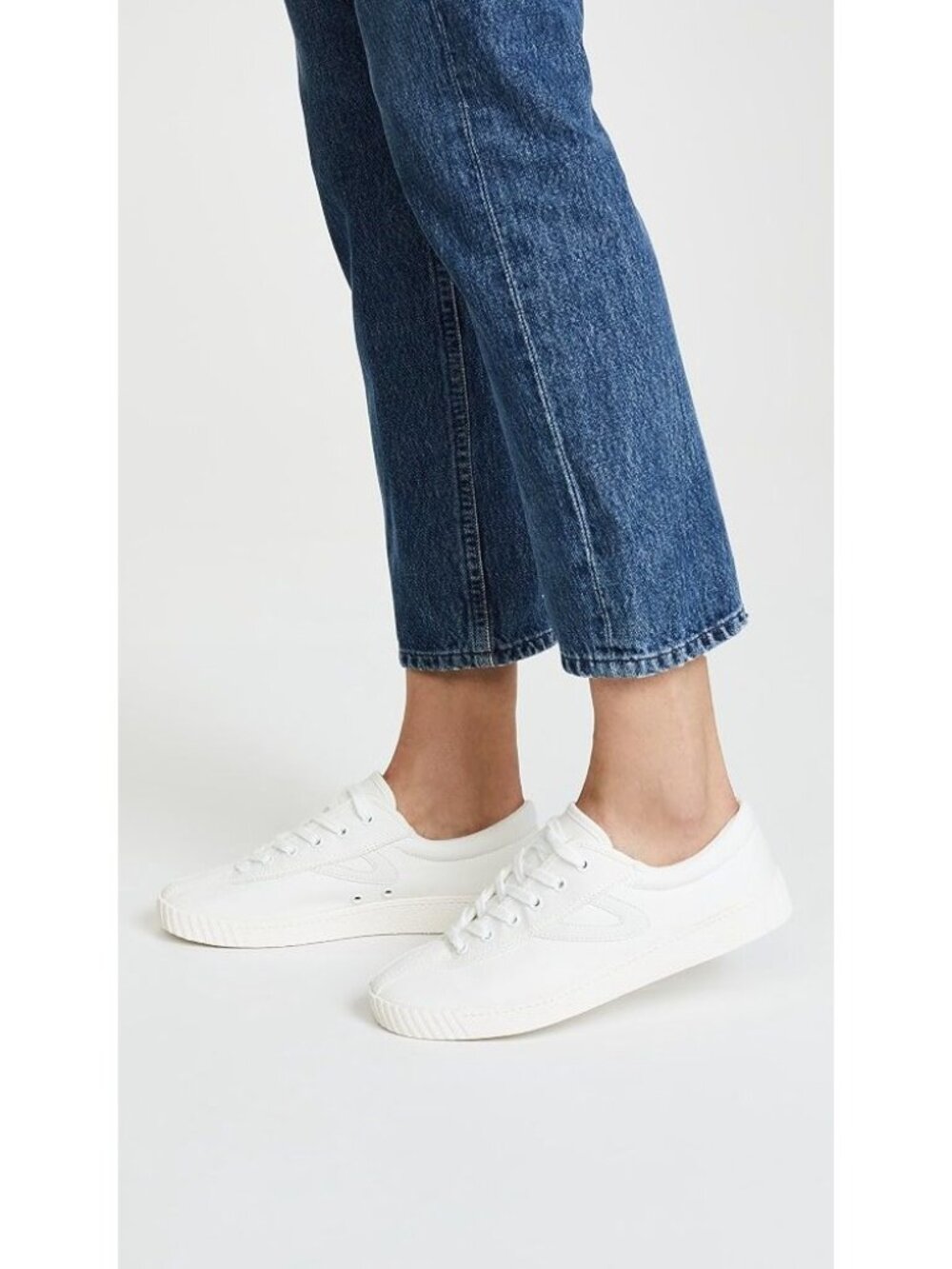 Tretorn Nylite Canvas Sneakers in White 7 New with Box Womens Athletic Shoes - Picture 15 of 15